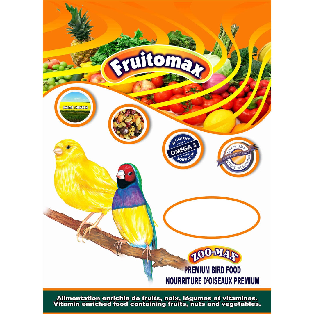 Zoo-Max Fruitomax - Restaurateur de Chant - Nourriture pour Canaris