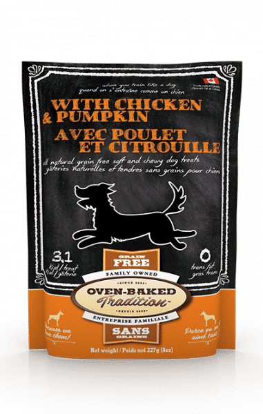 OBT Gâteries Chien Tendres Poulet & Citrouille SG 227g