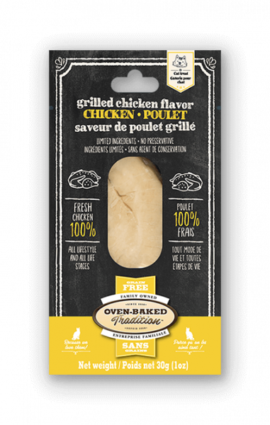 OBT Gâteries Chat Filet Poulet Grillé 30g