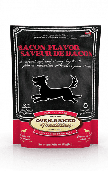 OBT Gâteries Chien Tendres Saveur de Bacon SG 227g