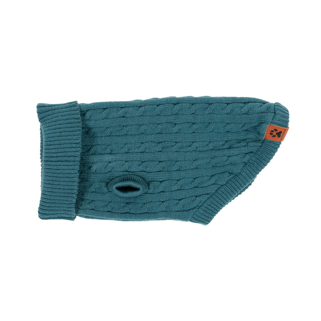 SHEDROW Brentwood Pull en Tricot Tapisserie Bleue XS