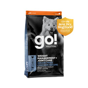 Petcurean Go! Solutions - Gestion du Poids + Soins des Articulations, Poulet - Nourriture Sèche Sans Grains pour Chiens