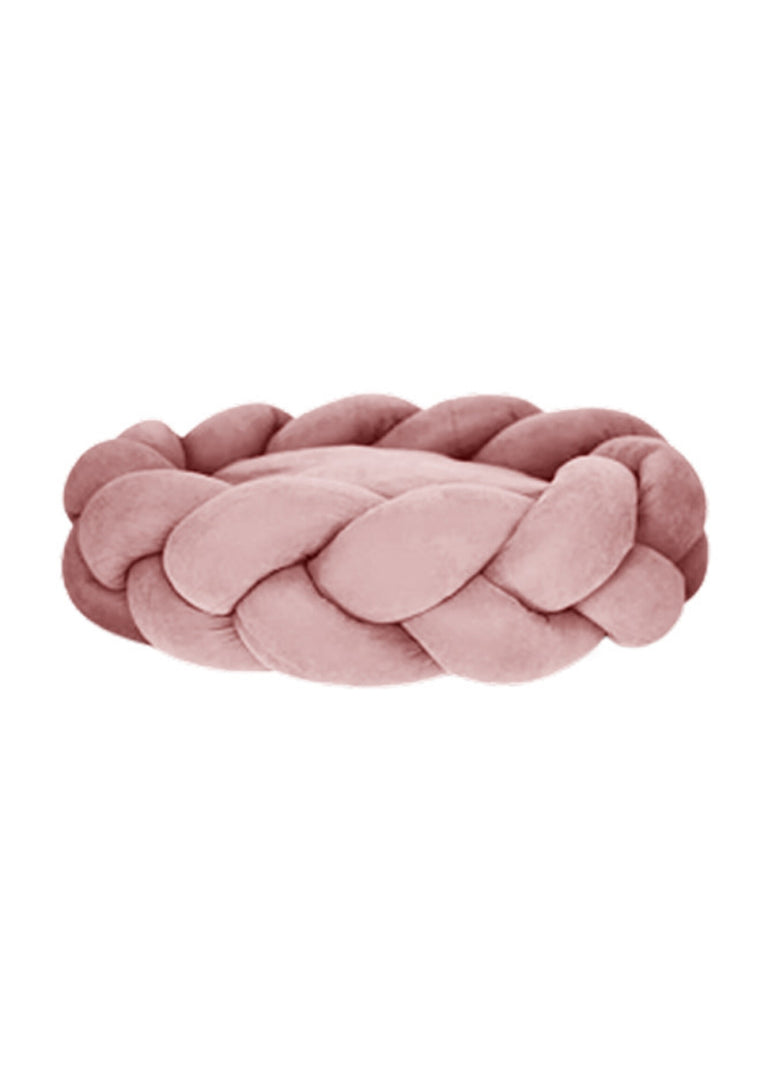 GOO-EEZ Lit Rond Suède Tressé Rose 21.5"