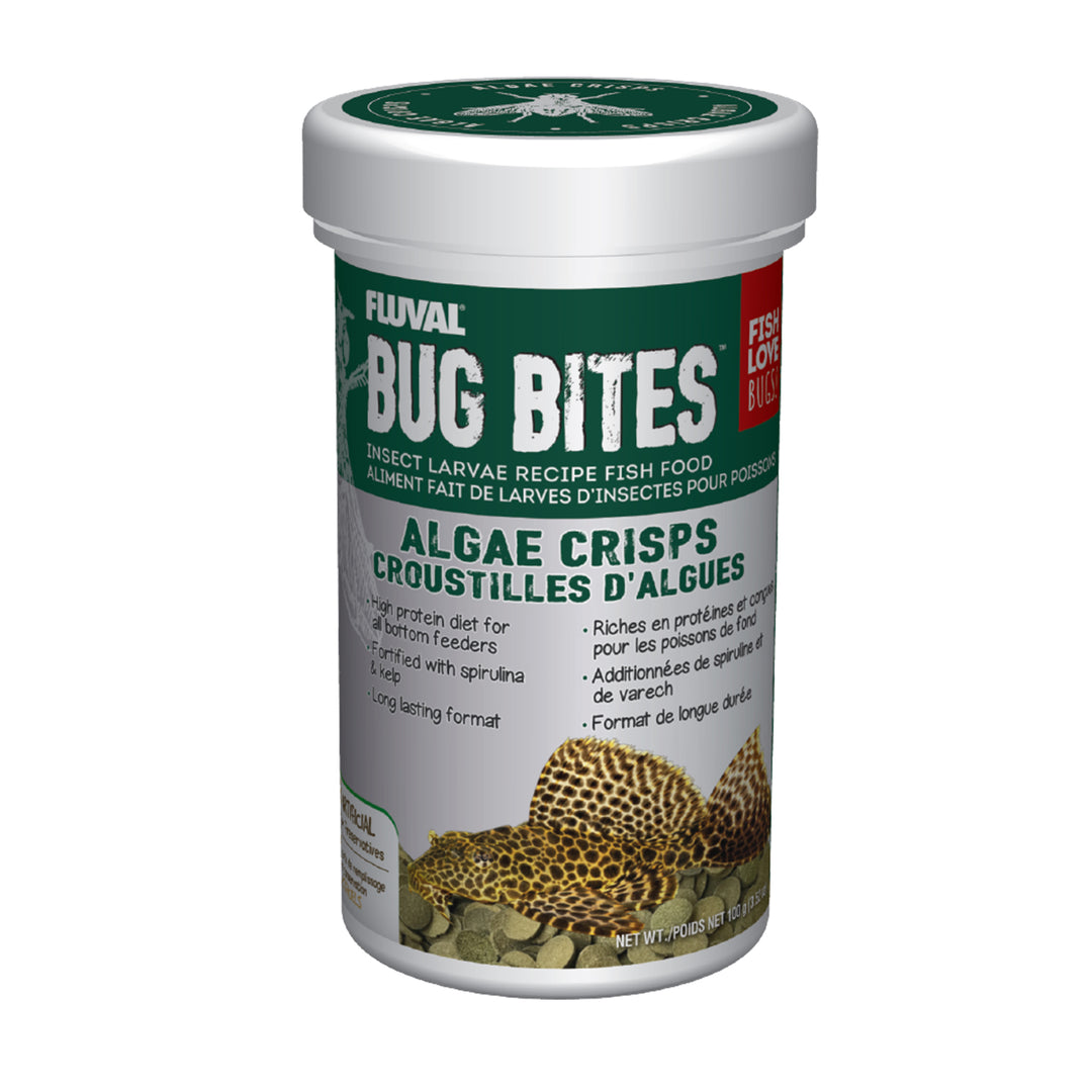 Fluval Bug Bites - Croustilles à Base d'Algues - Nourriture pour Poissons