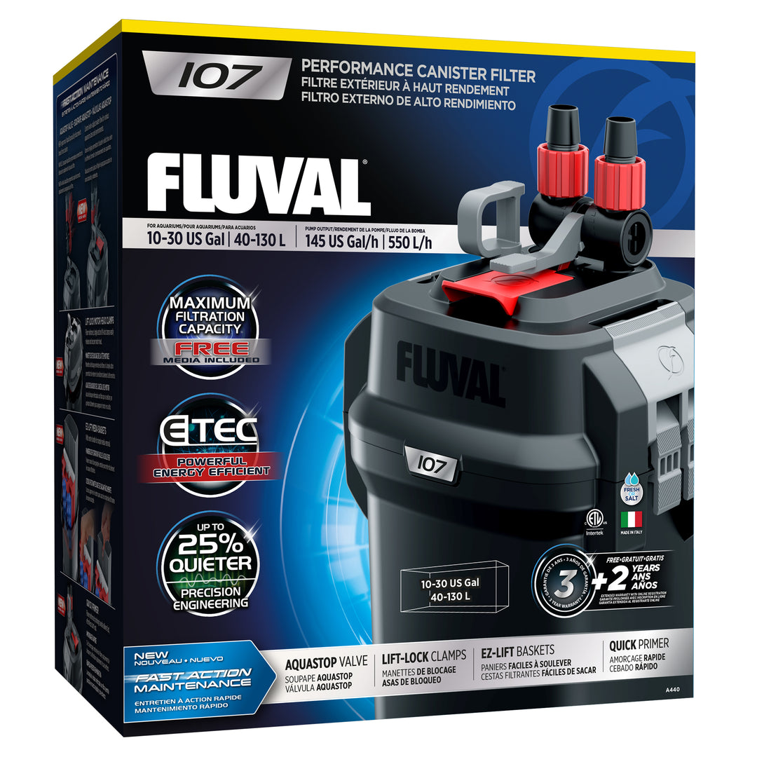 Fluval - Filtre Extérieur Série 07 - Filtre pour Aquariums
