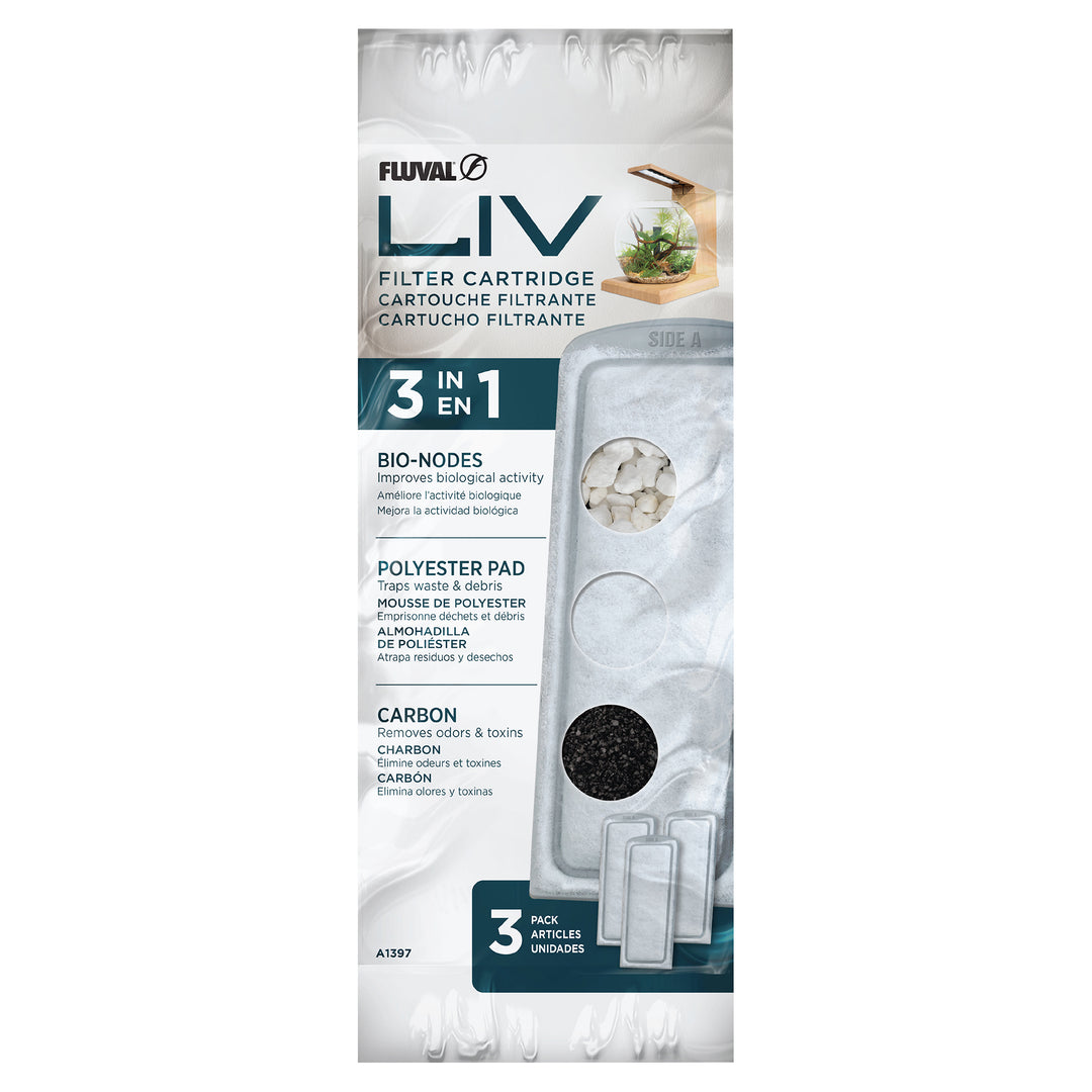 Fluval Flex - Cartouches Filtrantes Liv - Cartouche Filtrante pour Aquariums