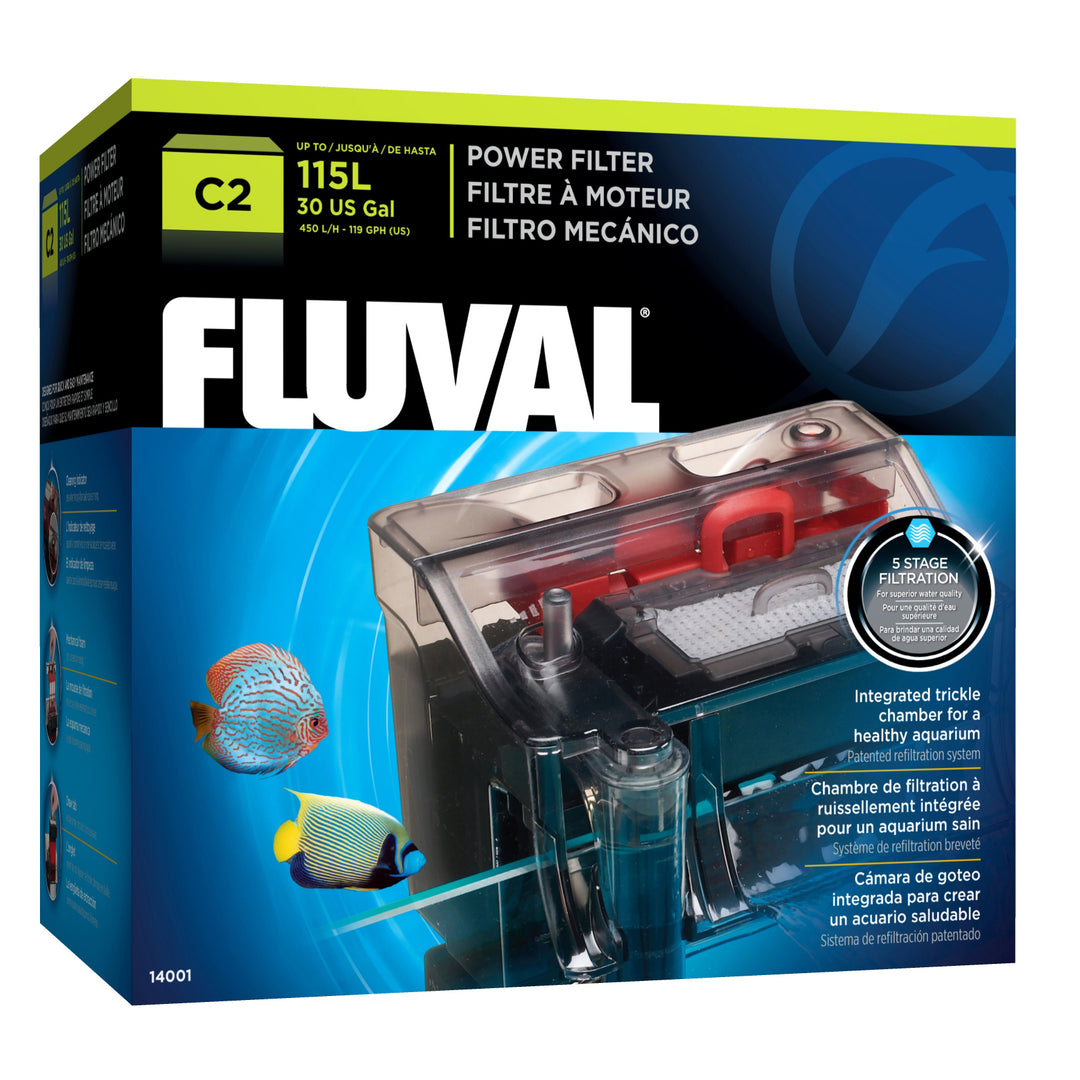 Fluval - Filtre à Moteur Série C - Filtre pour Aquariums