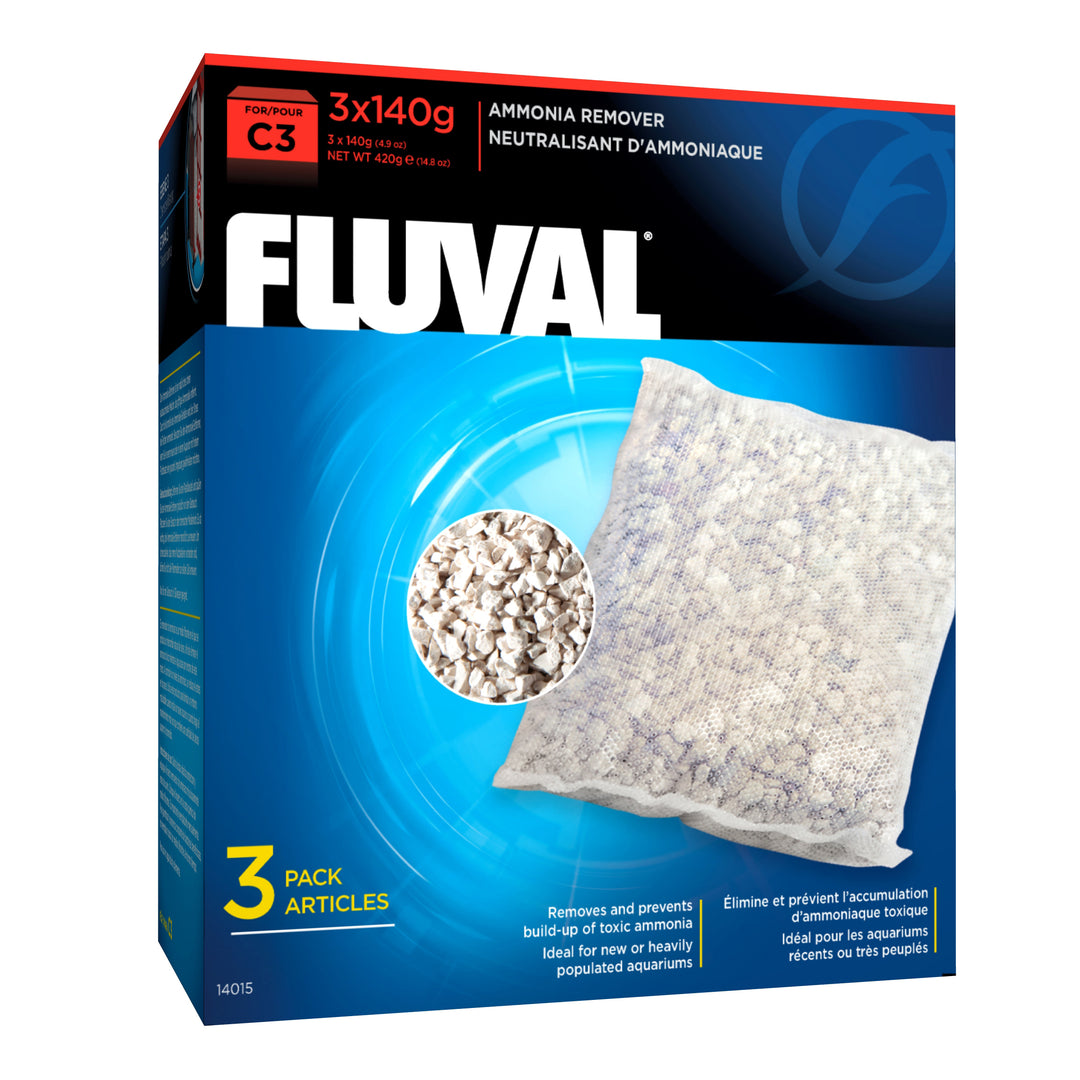 Fluval - Neutralisant d'Ammoniaque pour Filtre Série C - Masse Filtrante pour Aquariums