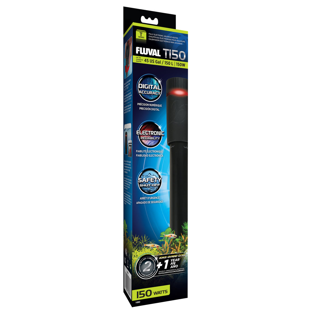 Fluval - Chauffe-Eau Électronique Série T - Chauffe-Eau pour Aquariums