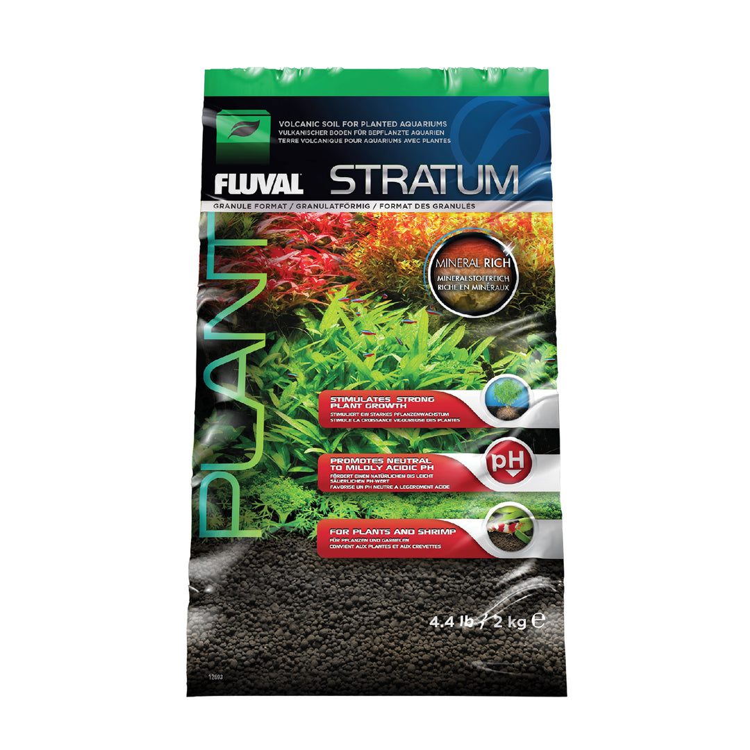 Fluval - Substrat Stratum pour Plantes et Crevettes - Substrat pour Aquariums