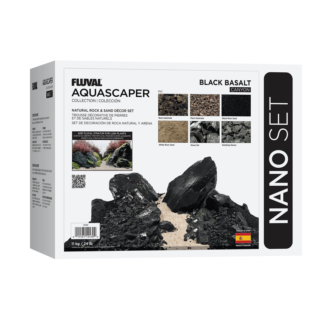 Fluval - Trousse Décorative Aquascaper de Pierres et Sables - Décoration pour Aquariums