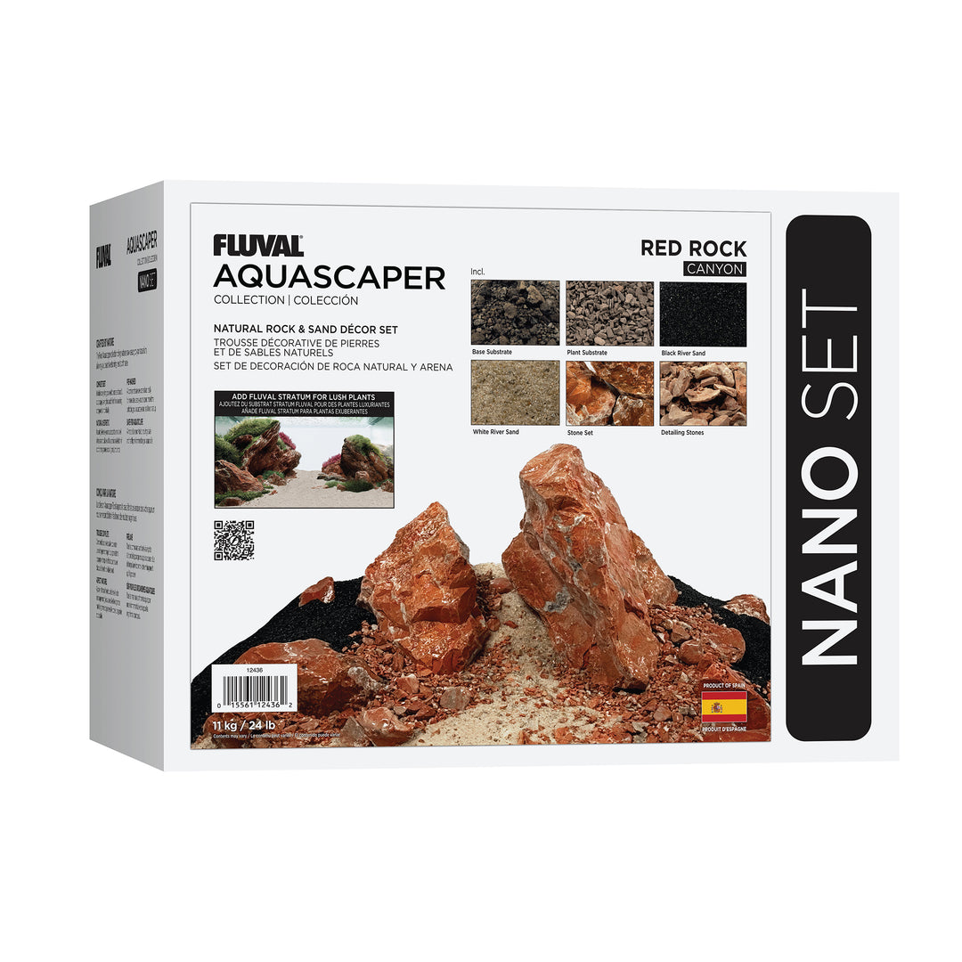 Fluval - Trousse Décorative Aquascaper de Pierres et Sables - Décoration pour Aquariums