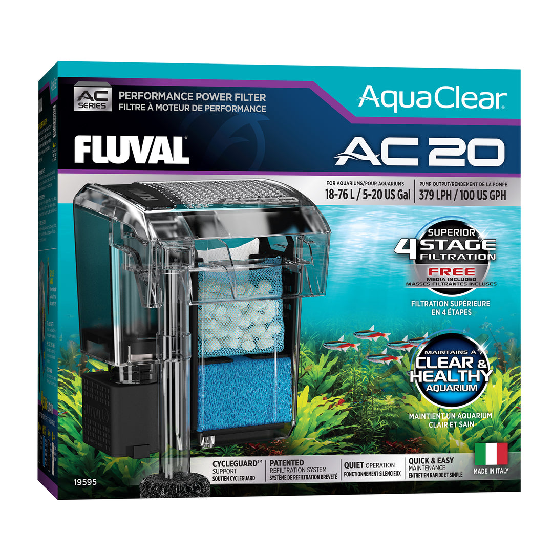 Fluval AquaClear - Filtre à Moteur - Filtre pour Aquariums