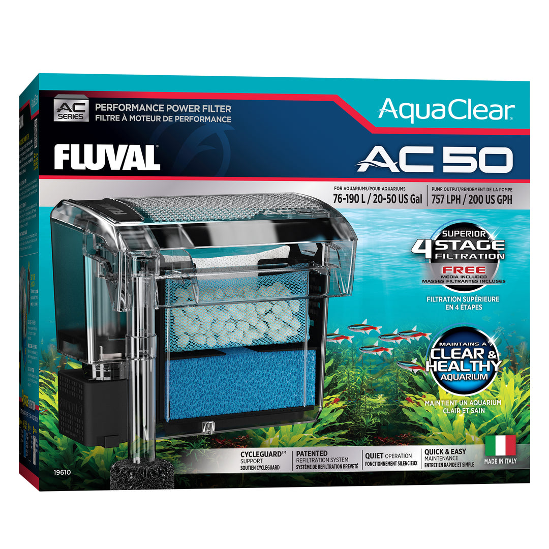 Fluval AquaClear - Filtre à Moteur - Filtre pour Aquariums