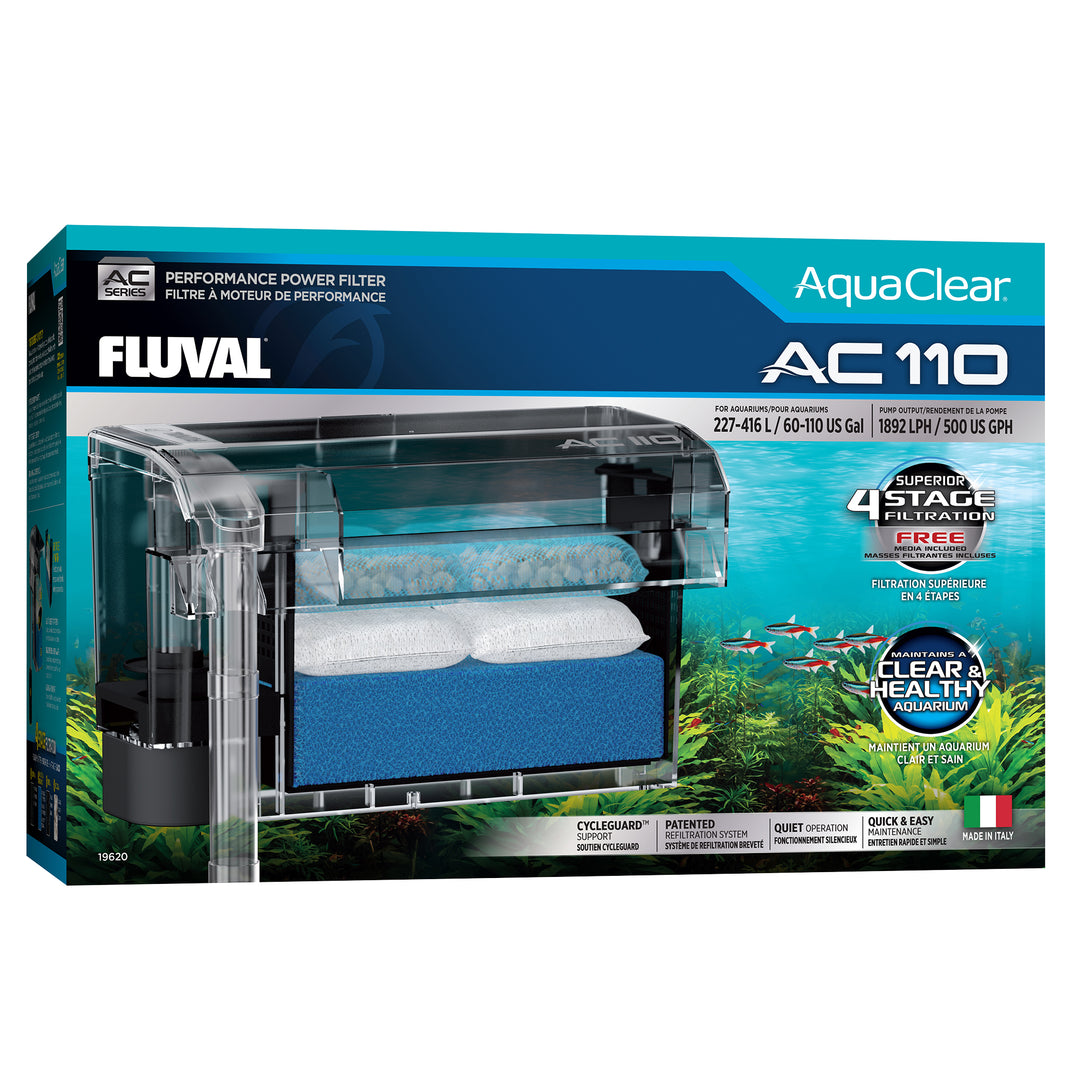 Fluval AquaClear - Filtre à Moteur - Filtre pour Aquariums