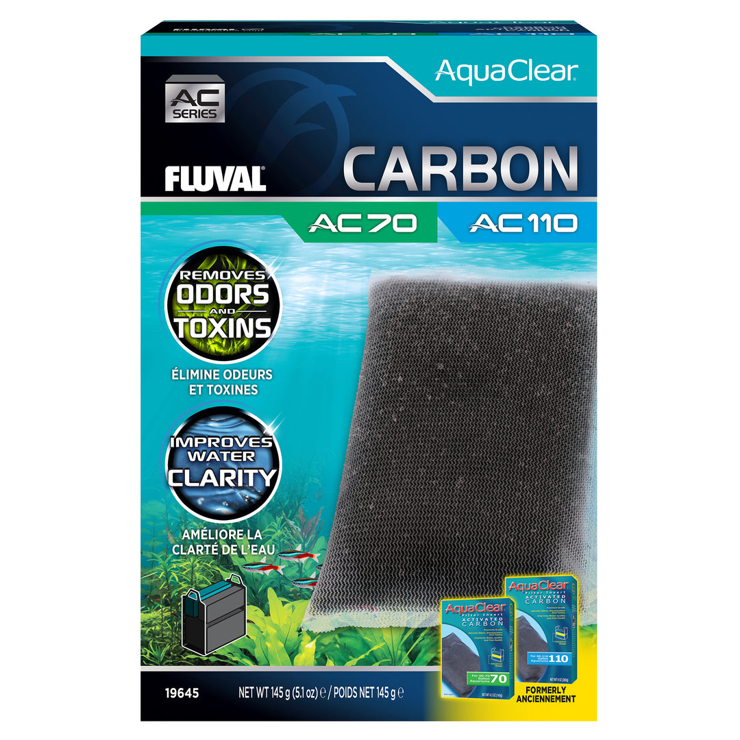 Fluval AquaClear - Charbon Activé - Masse Filtrante pour Aquariums