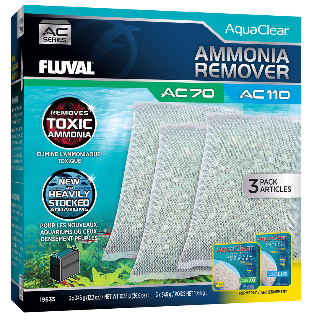 Fluval AquaClear - Neutralisant d'Ammoniaque - Masse Filtrante pour Aquariums