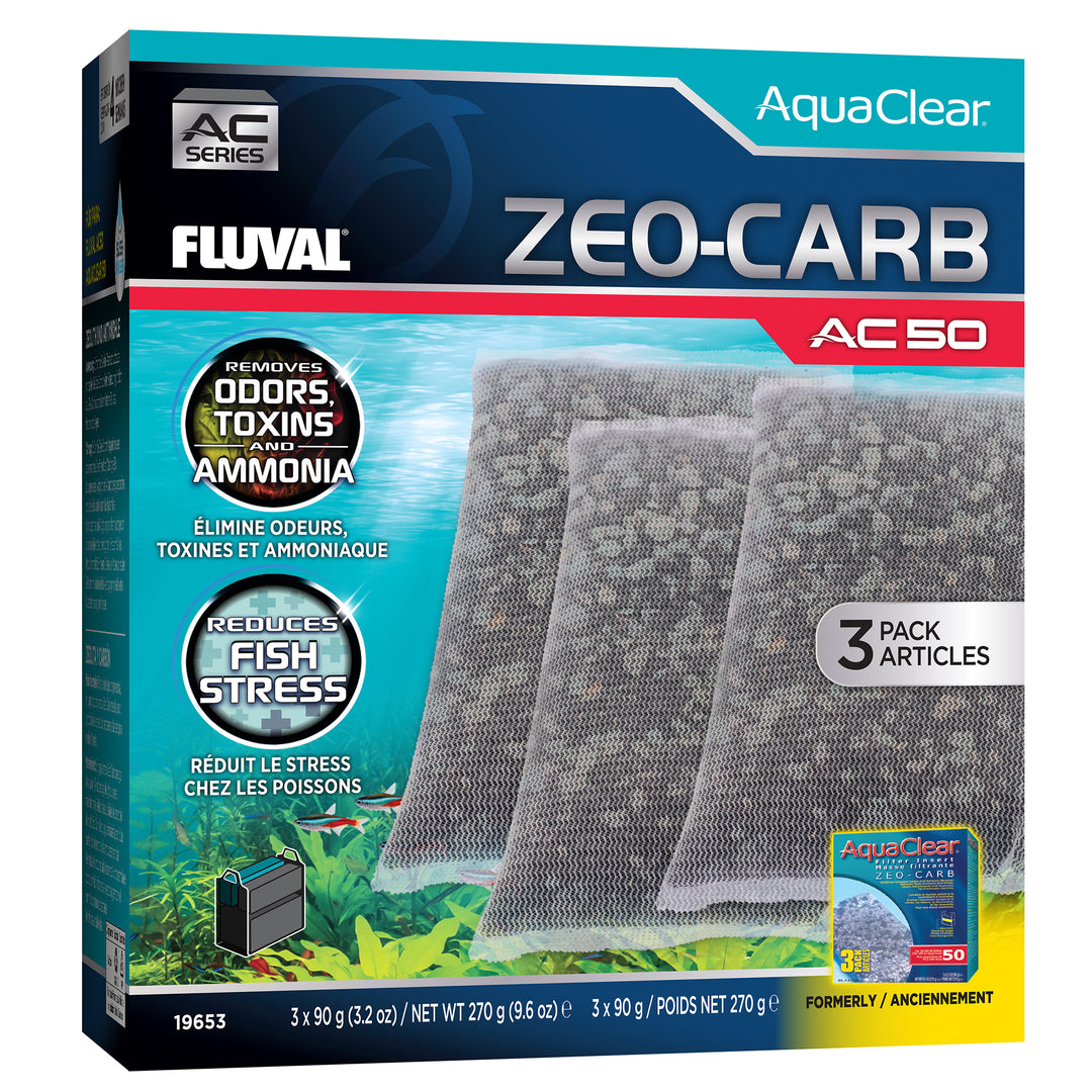 Fluval AquaClear - Zeo-Carb - Masse Filtrante pour Aquariums