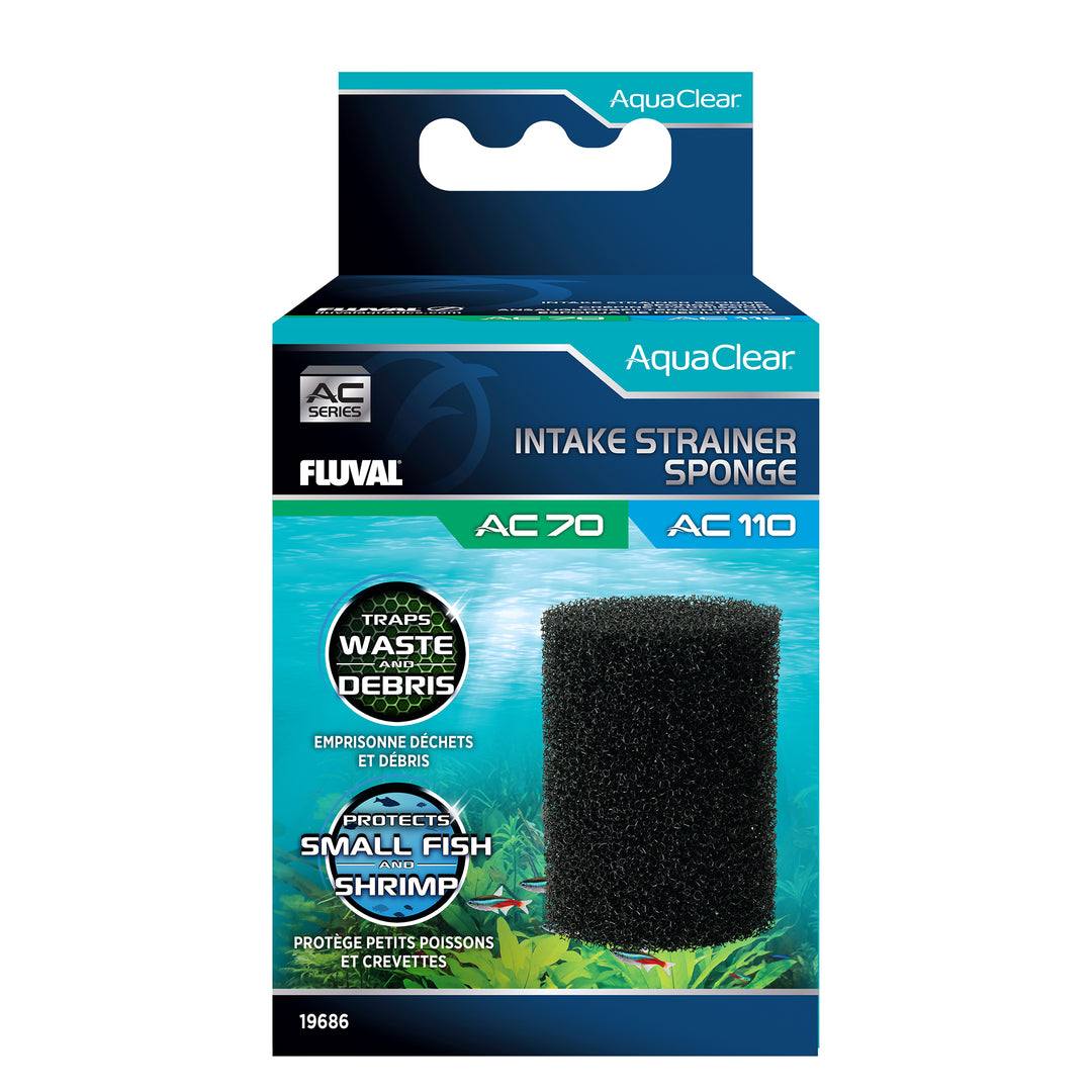Fluval AquaClear - Éponge de Crépine d'Admission - Préfiltre pour Aquariums