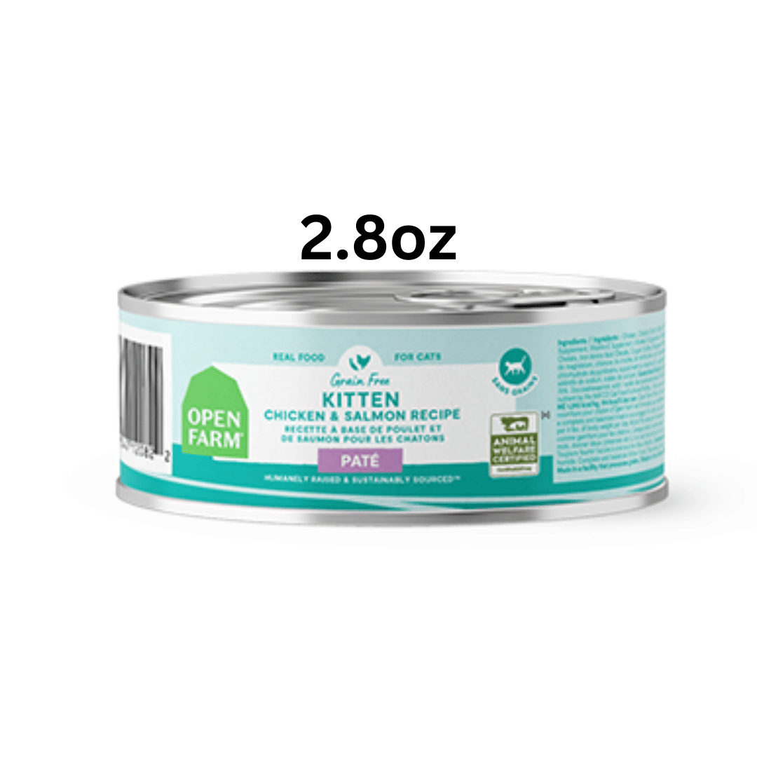 Open Farm - Pâté de Poulet et Saumon - Nourriture Humide Sans Grains pour Chatons