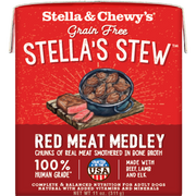Stella & Chewy's - Viande Rouge dans un Bouillon d'Os - Nourriture Humide Sans Grains pour Chiens Adultes
