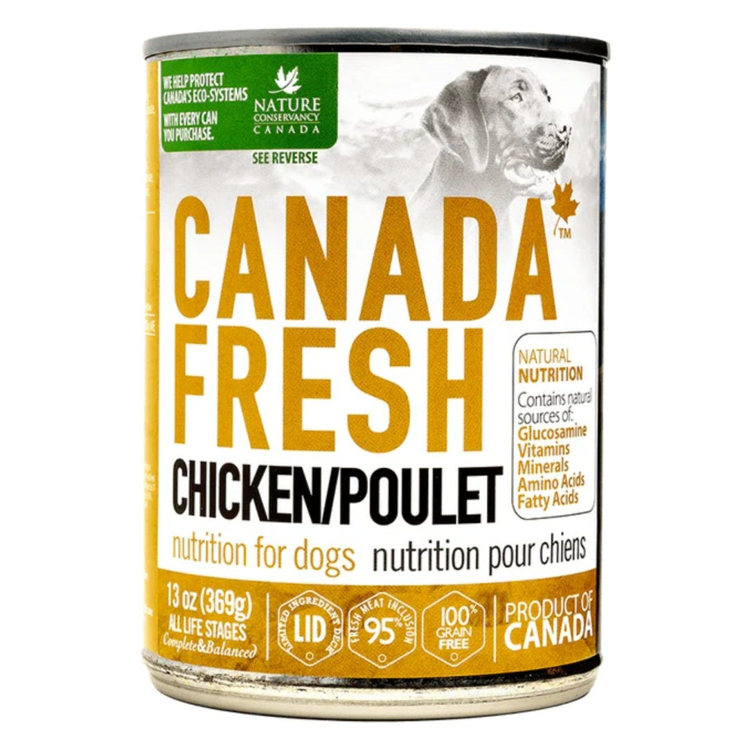 Canada Fresh - Pâté 95% Poulet - Nourriture Humide pour Chiens