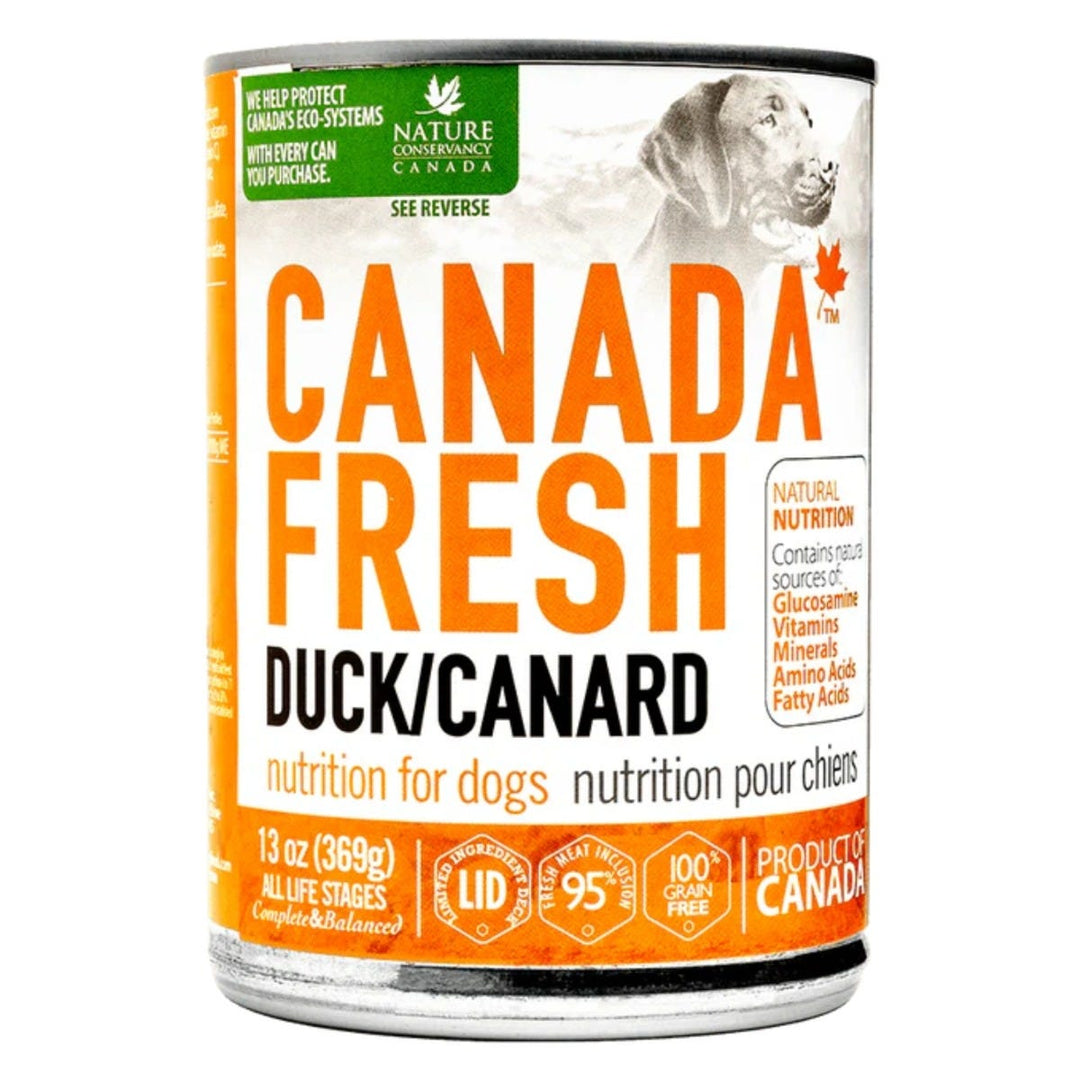Canada Fresh - Pâté 95% Canard - Nourriture Humide pour Chiens