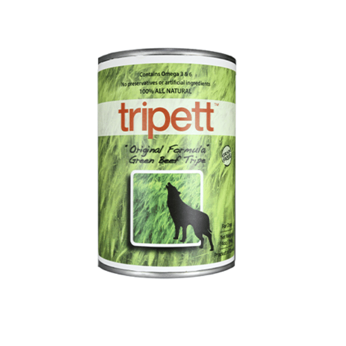 Tripett - Pâté Tripes Vertes de Boeuf - Nourriture Humide Sans Grains pour Chiens