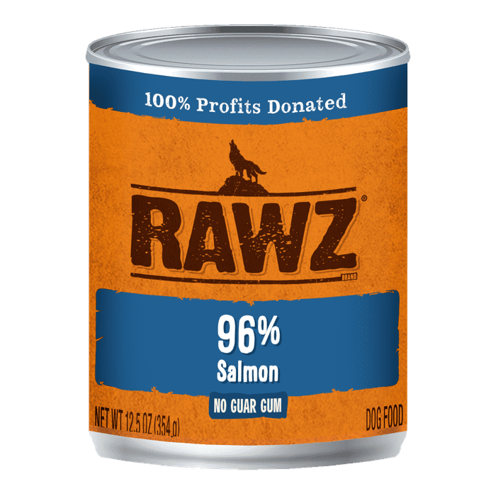 Rawz - Pâté 96% Saumon - Nourriture Humide pour Chiens