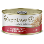 Voir l’image dans la galerie, Applaws - Chat Poitrine de Poulet &amp; Canard en Bouillon - Nourriture Humide pour Chats