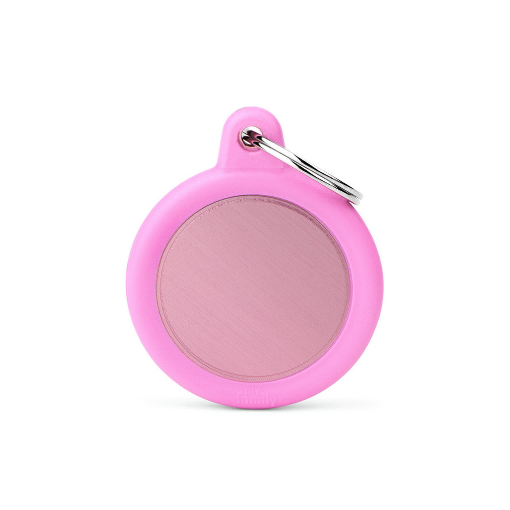 MFC Hushtag Cercle Aluminium L Rose/Caoutchou Rose