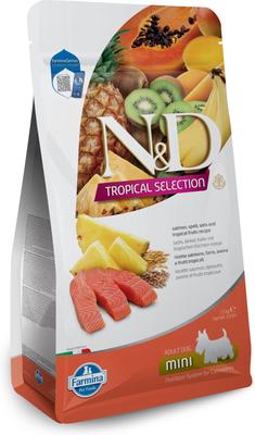 Farmina N&D Tropical Selection - Chien Petite Race Saumon et Fruits Tropicaux - Nourriture Sèche pour Chiens