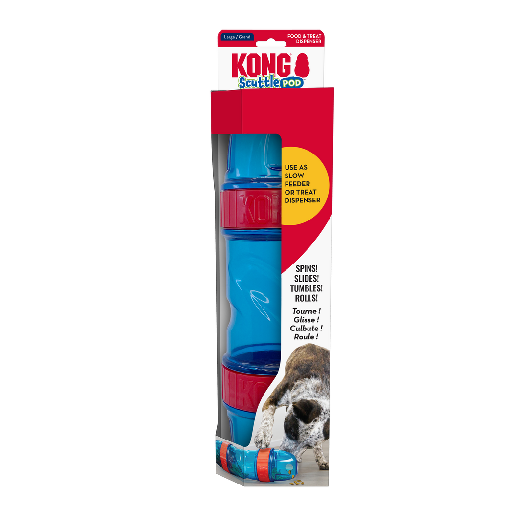 KONG Jouet Chien Scuttle Pod L