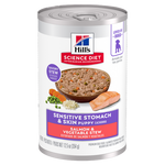 Voir l’image dans la galerie, Hill's Science Diet - Estomac et Peau Sensibles - Ragoût de Saumon et Légumes - Nourriture Humide pour Chiots