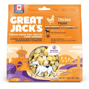 Great Jack's - Poulet - Gâteries Lyophilisées Sans Grains pour Chiens