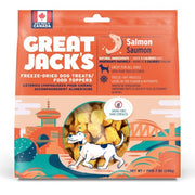 Great Jack's - Saumon - Gâteries Lyophilisées Sans Grains pour Chiens