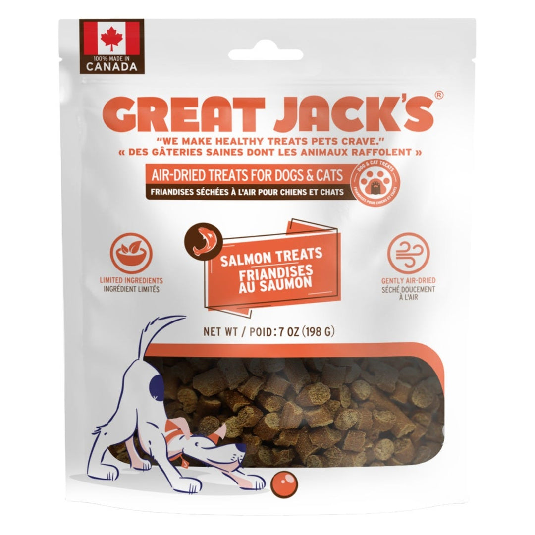 Great Jack's - Saumon - Gâteries Séchées à l'Air pour Chiens