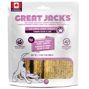 Great Jack's - Jerky Tendon Dinde - Gâteries Séchées à l'Air pour Chiens