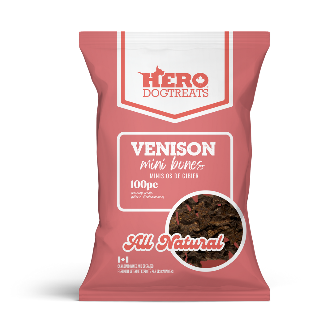 Hero - Mini Os de Gibier - Gâteries Naturelles pour Chiens