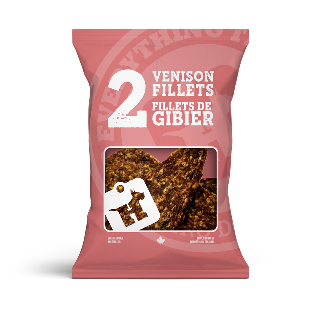 Hero - Filets de Venaison - Gâteries Naturelles pour Chiens