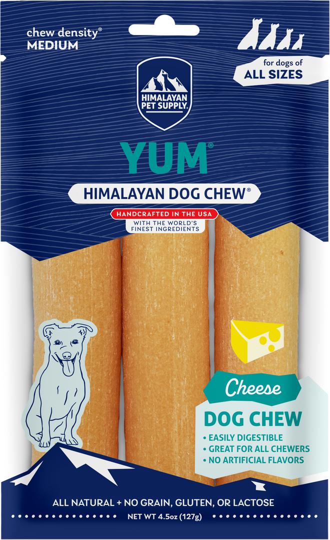 Himalayan Yum - Saveur Fromage - Gâteries à Mâcher pour Chiens