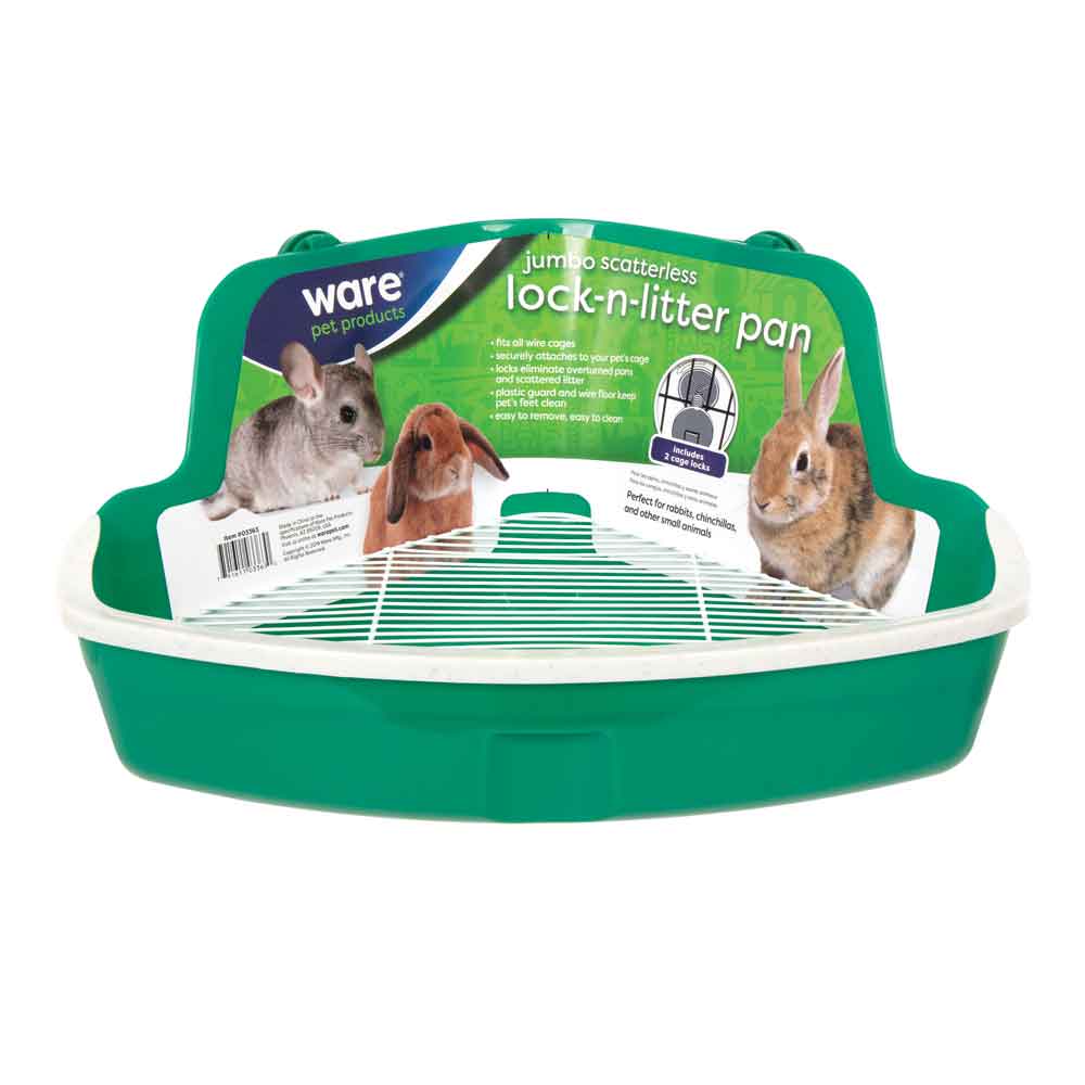 Ware Pet Lock-N - Bac à Litière - Bac à Litière pour Rongeurs