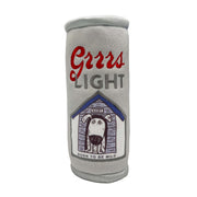 Lulubelles Power Plush - Canette de Bière Grrrs Light - Jouet en Peluche avec Couineur pour Chiens