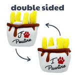 Voir l’image dans la galerie, Lulubelles Power Plush - J'aime Poutine - Jouet en Peluche avec Couineur pour Chiens