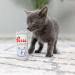 Voir l’image dans la galerie, Kittybelles - Canette de Bière Purrs Light avec Herbe à Chat - Jouet en Peluche Froissé pour Chats