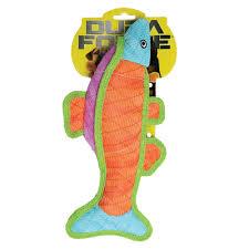 Tuffy Duraforce - Felix Le Poisson - Jouet de Tiraillement Ultra Résistant avec Couineur pour Chiens