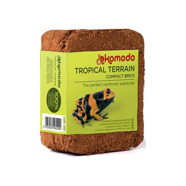 KOMODO Substrat de Tremble Tropicaux Brique L pour Reptiles