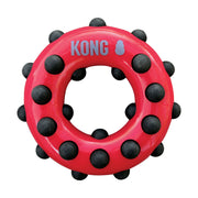 Kong - Dotz Cercle - Jouet en Peluche avec Couineur pour Chiens