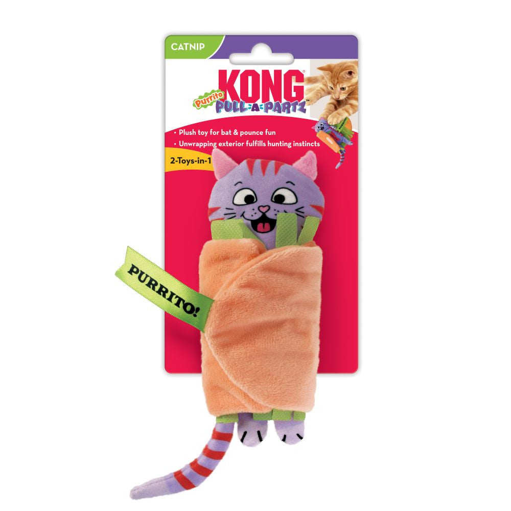 KONG Jouet Chat Pull-A-Partz Purrito