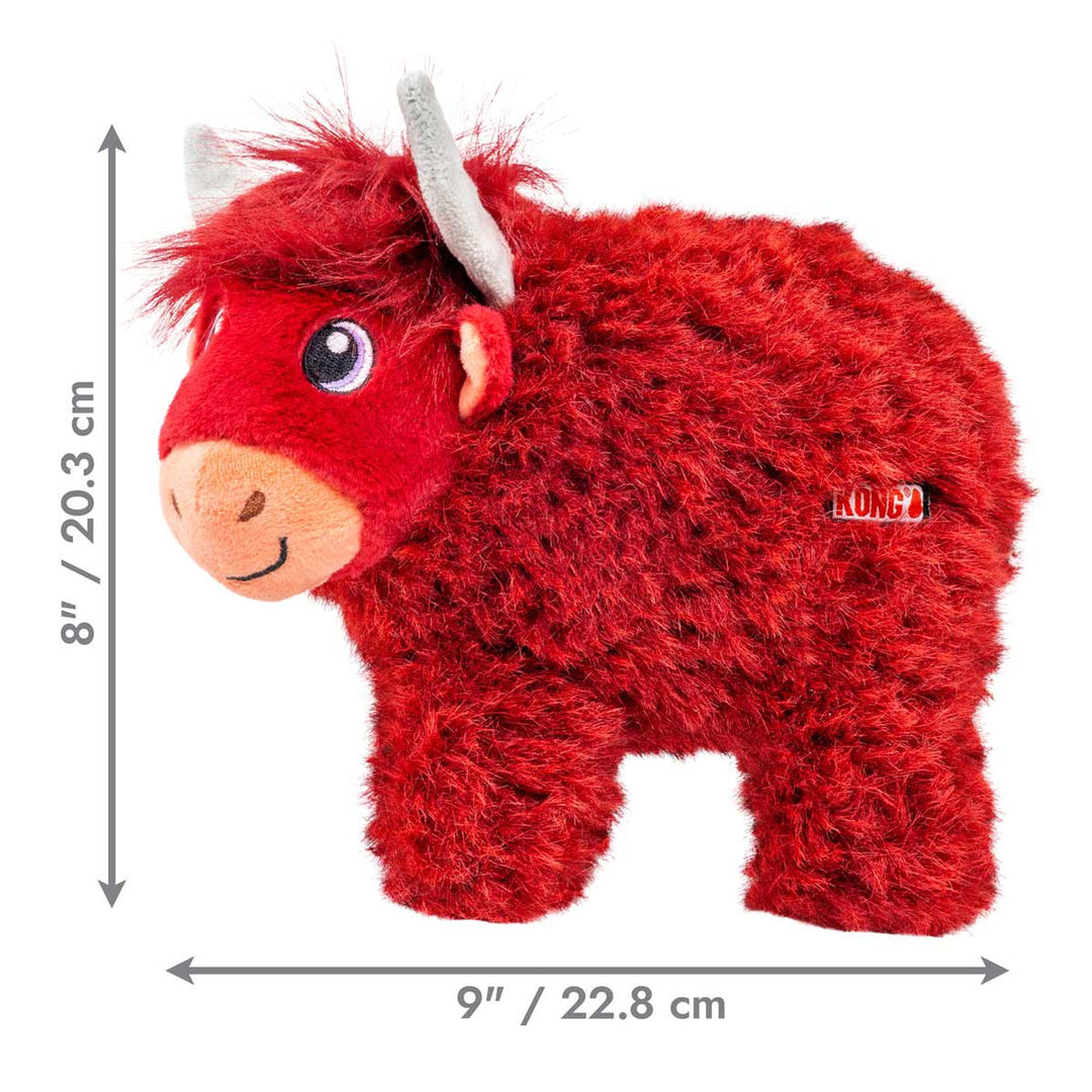 Kong - Toughz Highland - Jouets en Peluche avec Couineur pour Chiens